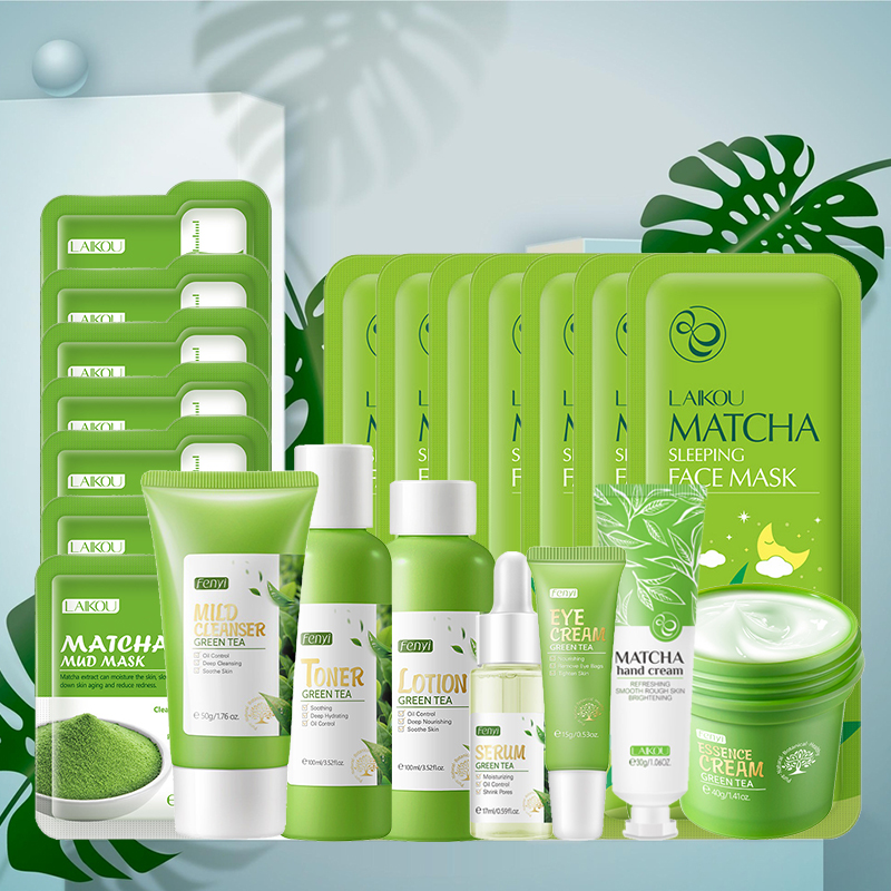 ชุดผลิตภัณฑ์ดูแลผิวชาเขียว เคร - Korean Skincare Routine บทวิจารณ์และราคา