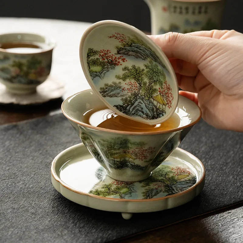ถ้วยชาเซรามิกจิ่งเต๋อเจิ้นพร้อ - Celadon Ceramic Cup บทวิจารณ์และราคา