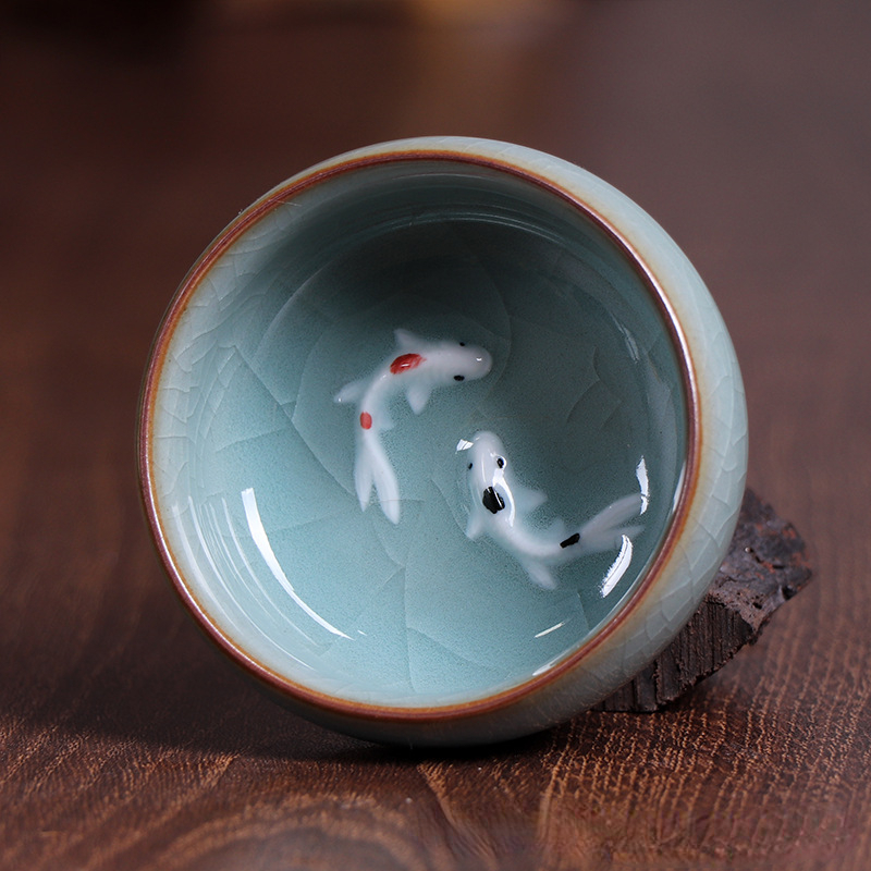 ถ้วยชาเซลาดอนหลงเฉวียน ชุดกาน้ - Celadon Ceramic Cup บทวิจารณ์และราคา