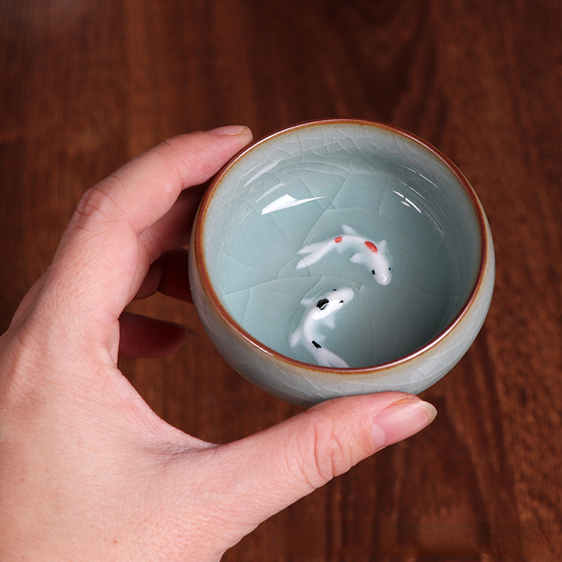 ถ้วยชาเซลาดอนหลงเฉวียน ชุดกาน้ - Celadon Ceramic Cup บทวิจารณ์และราคา