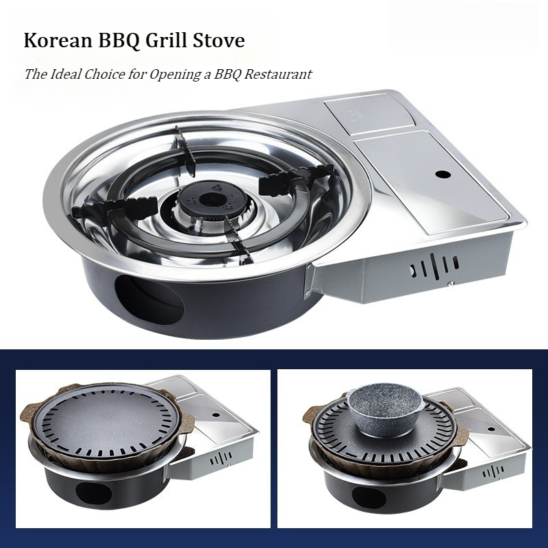 เตาบาร์บีคิวแก๊สแบบฝังในตัวสำห - Korean Bbq Grill บทวิจารณ์และราคา