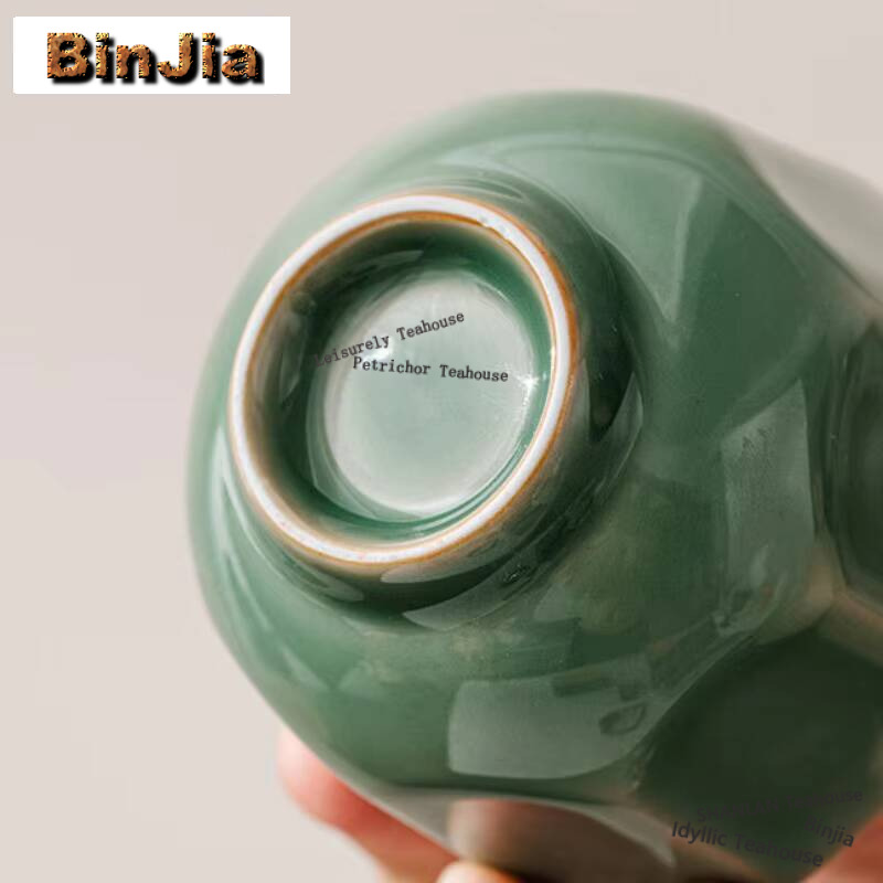 Yue ชุดน้ำชาสำหรับแขกแบบพกพาสำ - Celadon Ceramic Cup บทวิจารณ์และราคา