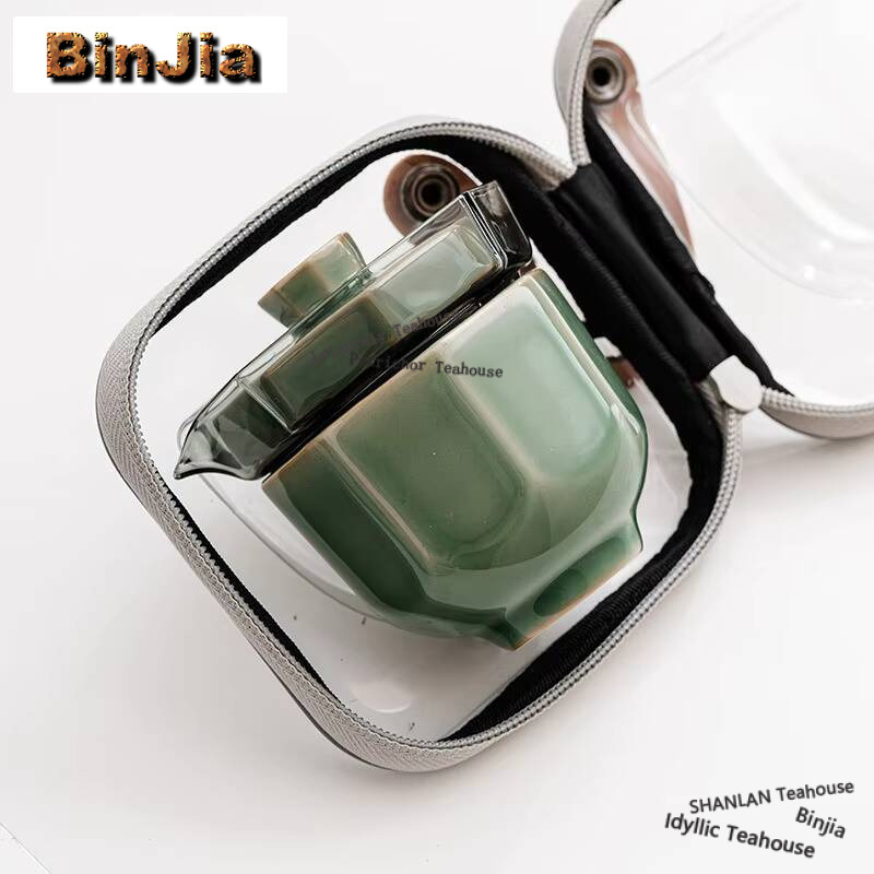 Yue ชุดน้ำชาสำหรับแขกแบบพกพาสำ - Celadon Ceramic Cup บทวิจารณ์และราคา