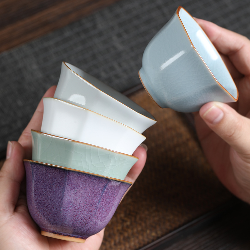 ห้าเตาเผาที่มีชื่อเสียง 5 ถ้วย - Celadon Ceramic Cup บทวิจารณ์และราคา