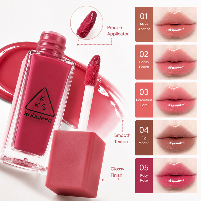 ลิปกลอสเนื้อฉ่ำวาว K-Beauty, 5 - Lip Tint Korean บทวิจารณ์และราคา