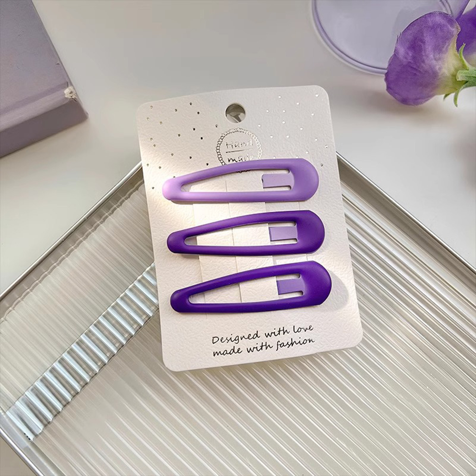 เข็มกลัดติดผมสไตล์หวาน 3 ชิ้น  - Lifestyle Of Korean บทวิจารณ์และราคา