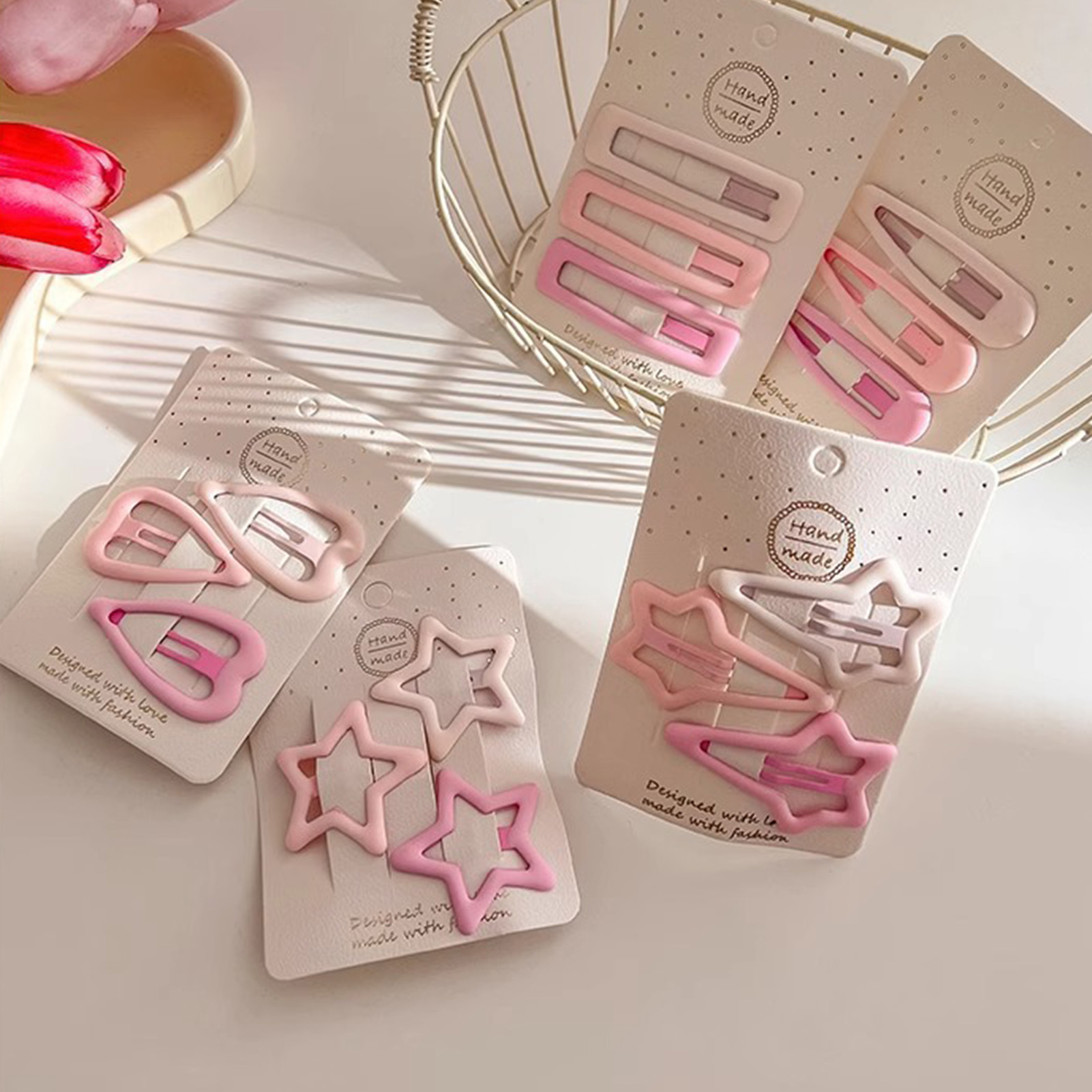 เข็มกลัดติดผมสไตล์หวาน 3 ชิ้น  - Lifestyle Of Korean บทวิจารณ์และราคา