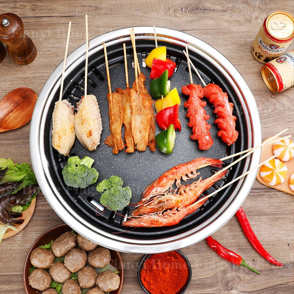 เตาปิ้งย่างถ่านสแตนเลส เตาคาร์ - Korean Bbq Grill บทวิจารณ์และราคา