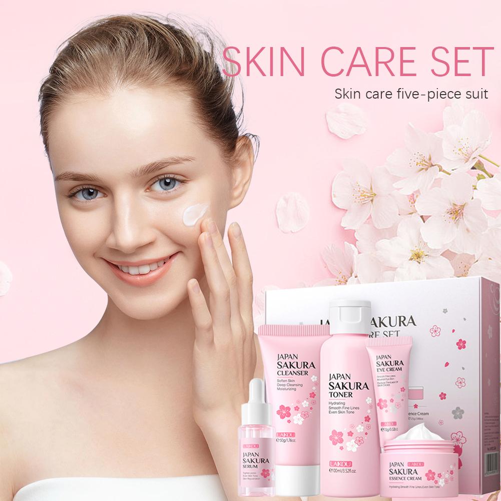 5/3 ชิ้น/เซ็ต SAKURA Skin Care - Korean Skincare Routine บทวิจารณ์และราคา