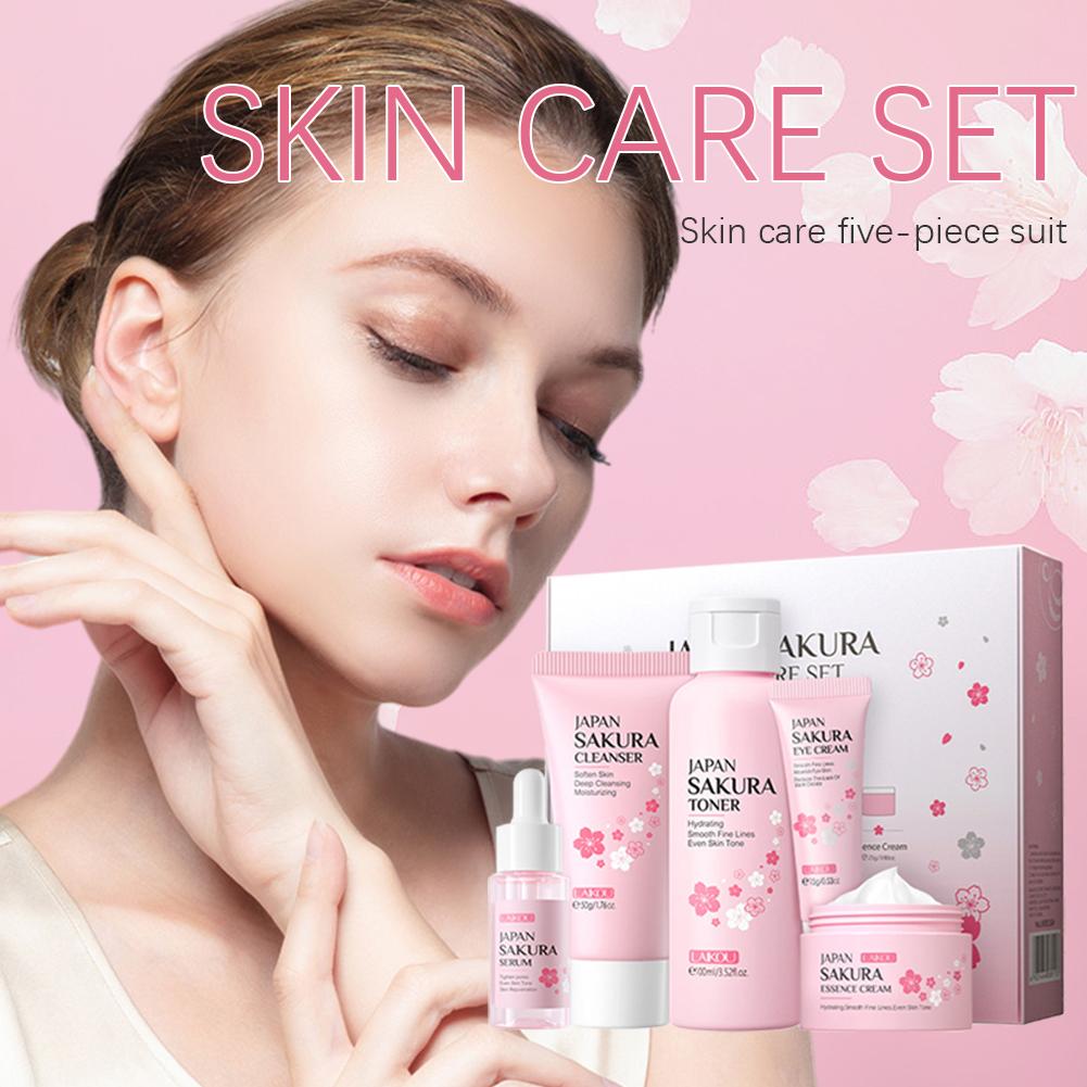 5/3 ชิ้น/เซ็ต SAKURA Skin Care - Korean Skincare Routine บทวิจารณ์และราคา