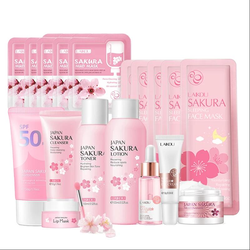 ญี่ปุ่นซากุระทําความสะอาดผิวหน - Korean Skincare Routine บทวิจารณ์และราคา