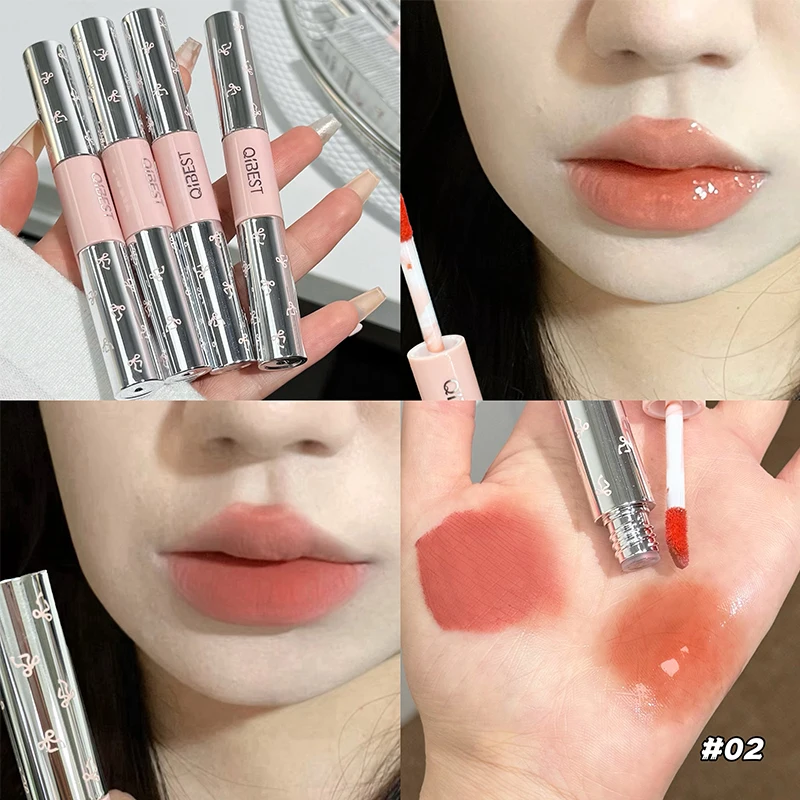 ลิปสติกเนื้อแมทแบบสองหัว QIBES - Lip Tint Korean บทวิจารณ์และราคา