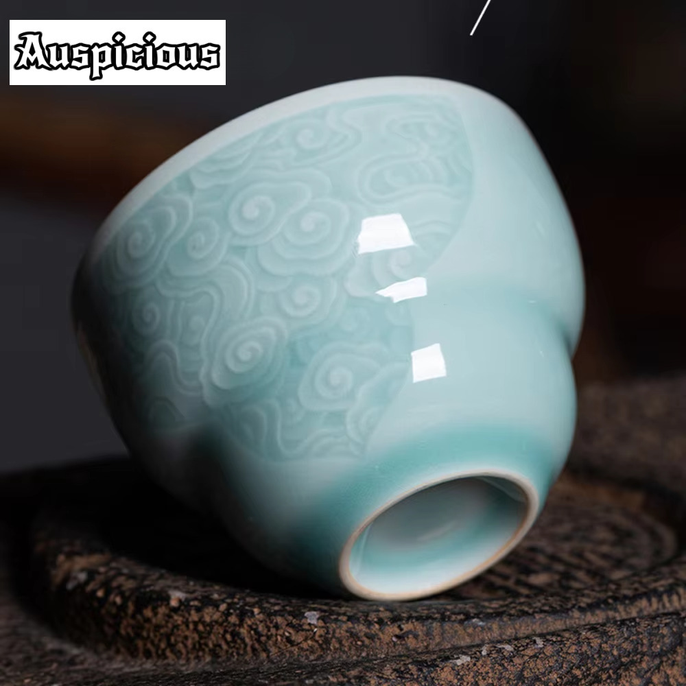 ถ้วยชาศิลาดลทำด้วยมือ100มล. ถ้ - Celadon Ceramic Cup บทวิจารณ์และราคา