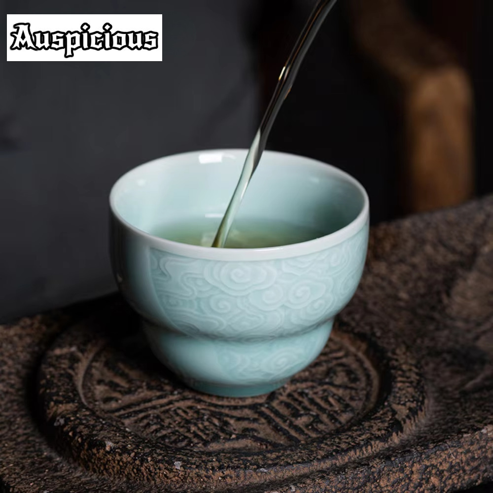 ถ้วยชาศิลาดลทำด้วยมือ100มล. ถ้ - Celadon Ceramic Cup บทวิจารณ์และราคา