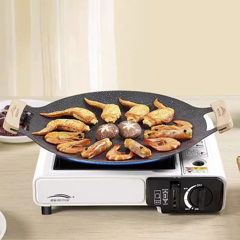    กระทะปิ้งย่างสำหรับตั้งแคม - Korean Bbq Grill บทวิจารณ์และราคา