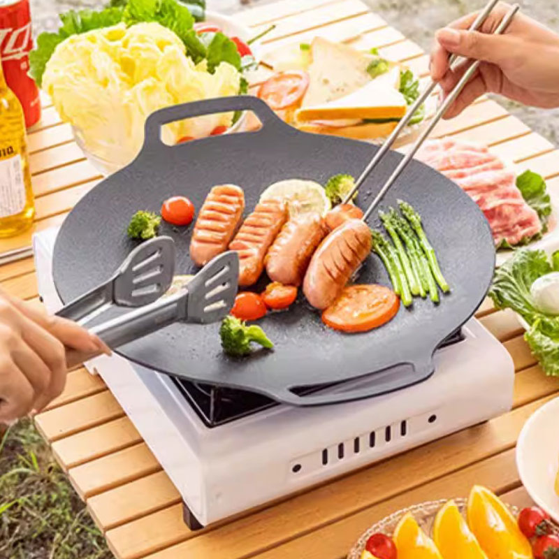    กระทะปิ้งย่างสำหรับตั้งแคม - Korean Bbq Grill บทวิจารณ์และราคา