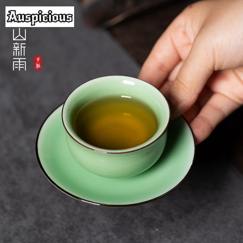 ถ้วยชาศิลาดลจาก Longquan 70มล. - Celadon Ceramic Cup บทวิจารณ์และราคา