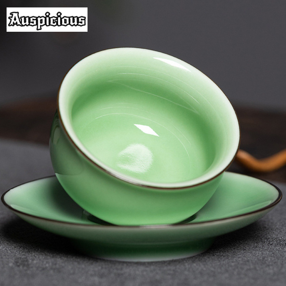 ถ้วยชาศิลาดลจาก Longquan 70มล. - Celadon Ceramic Cup บทวิจารณ์และราคา