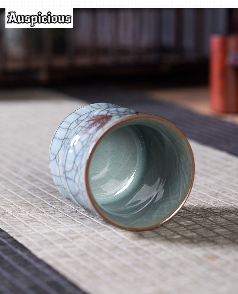 ถ้วยน้ำชาเซรามิกรูปใบไผ่สุดสร้ - Celadon Ceramic Cup บทวิจารณ์และราคา