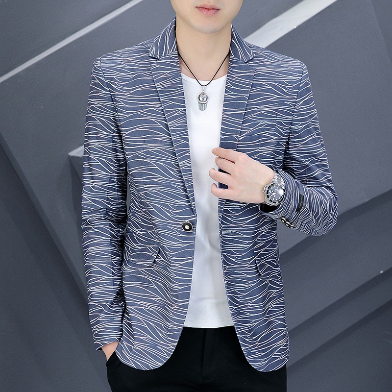 เสื้อแจ็คเก็ตสูทผู้ชายทรงสลิมฟ - Lifestyle Of Korean บทวิจารณ์และราคา