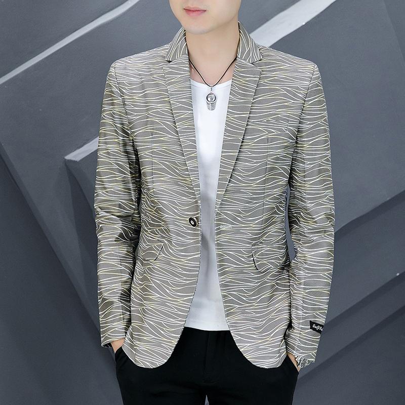 เสื้อแจ็คเก็ตสูทผู้ชายทรงสลิมฟ - Lifestyle Of Korean บทวิจารณ์และราคา
