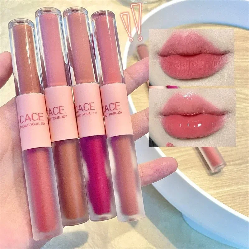 ลิปกลอสสองหัวลิปสติกเนื้อแมตต์ - Lip Tint Korean บทวิจารณ์และราคา