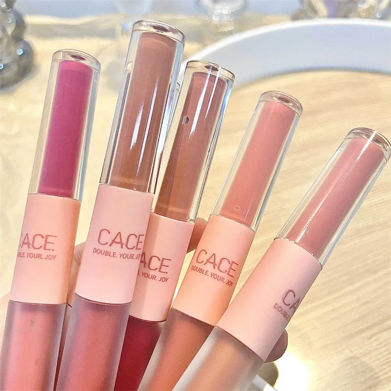 ลิปกลอสสองหัวลิปสติกเนื้อแมตต์ - Lip Tint Korean บทวิจารณ์และราคา